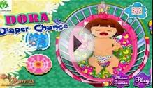 Free online educational games for children Dora Diaper