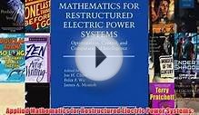 [PDF] Applied Mathematics for Restructured Electric Power